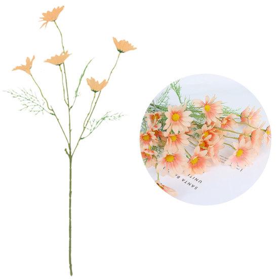 1 шт. поддельный цветок 5 головок яркие красочные специальные широкое применение искусственный цветок для стола