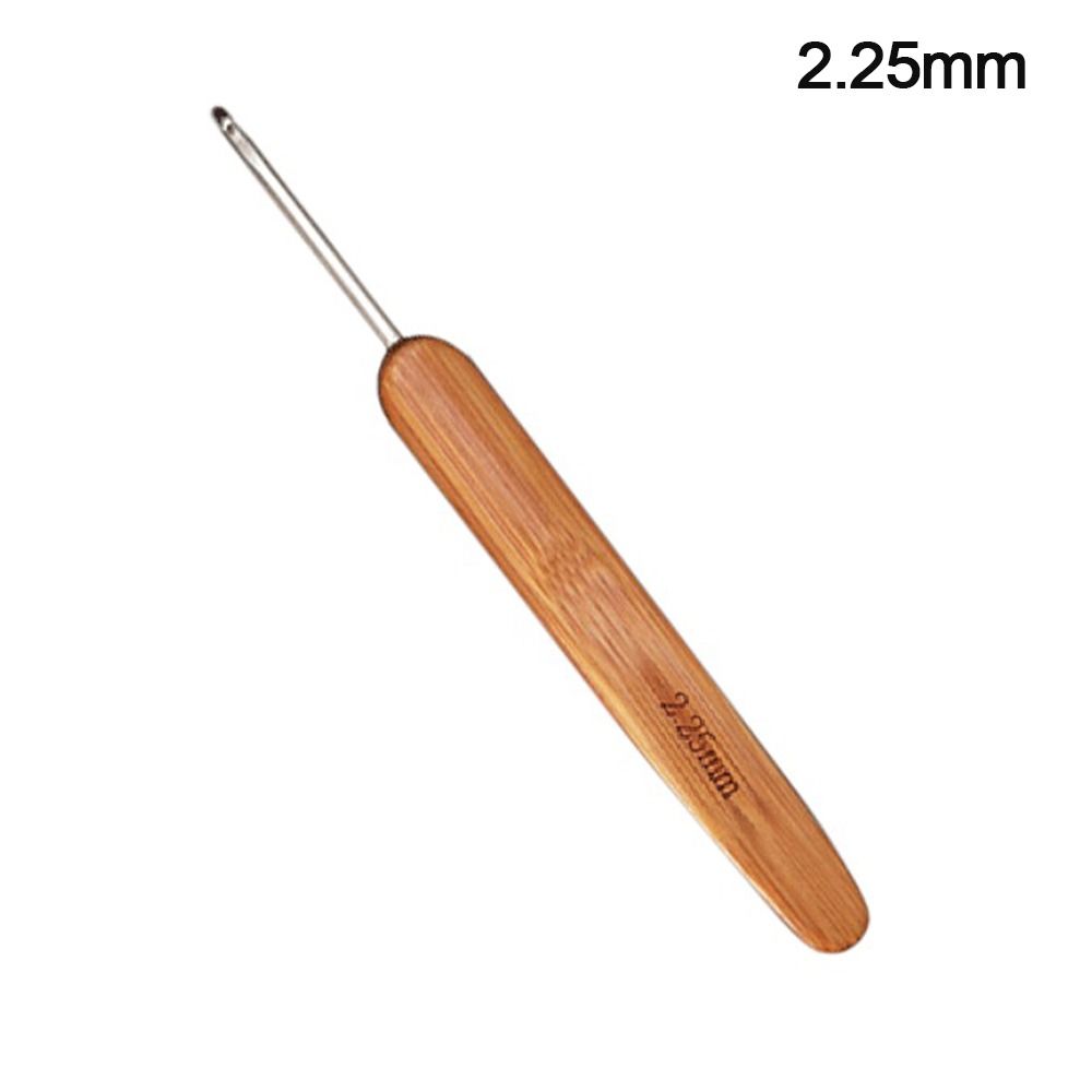 Small Size Crochet Hooks Bamboo Wooden Crocheting Needles Handicraft Crocheting Hooks Sweater