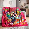 Custom 1pc Dynamic Anime Adventure Blanket, Soft And Comfortable Blanket, Casual Warm, Camping Travel Blanket, Birthday Gift Q912180