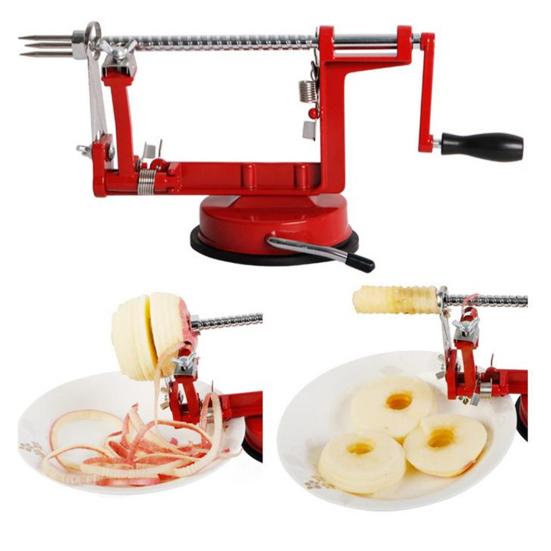 Овощечистка для фруктов, основание на присоске, многофункциональная машина для очистки картофеля, груш, трудосберегающая машина для очистки овощей