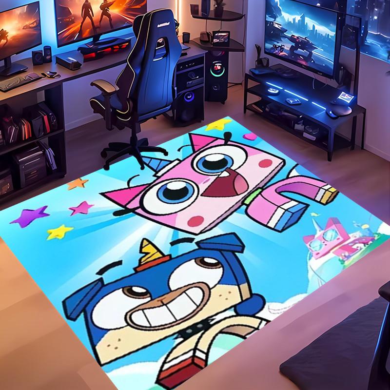 1pc UniKitty Entrance Mat, Non-Slip Mat Area Rug,Room Decor, Outdoor Decor, Kitchen Rug,Doormat - Machine Washable, Easy to Clean