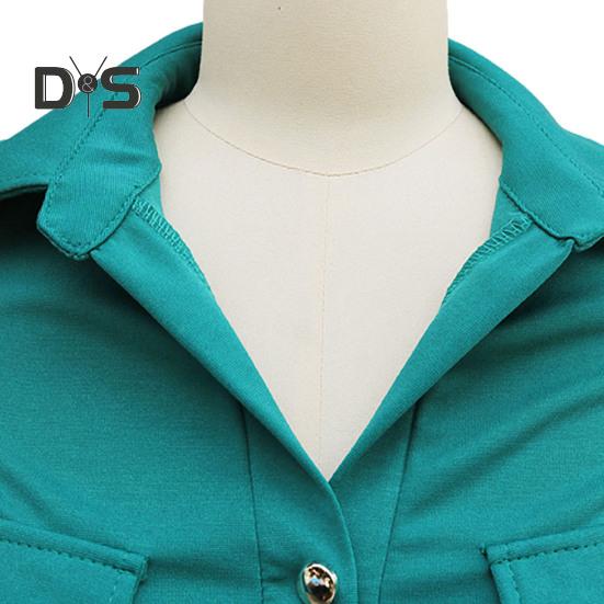 Women Fall Spring Jumpsuit Lapel Half Single-breasted Solid Color Long Sleeve Slim Fit Flared Cuff Low-cut Belted High Waist Elastic Lady Long