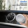 1 шт. 78 мм Задний значок-эмблема багажника Для BMW 51141970248 E53 E66 2 штифта Серебристая основа Алюминиевая наклейка Сине-белый Аксессуары