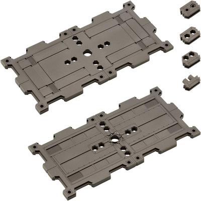 База блока шестерен Tsuya Hexa Gear Block 02, вариант панели A, высота 150 мм, пластиковая модель HG058, приблизительно. 1/24