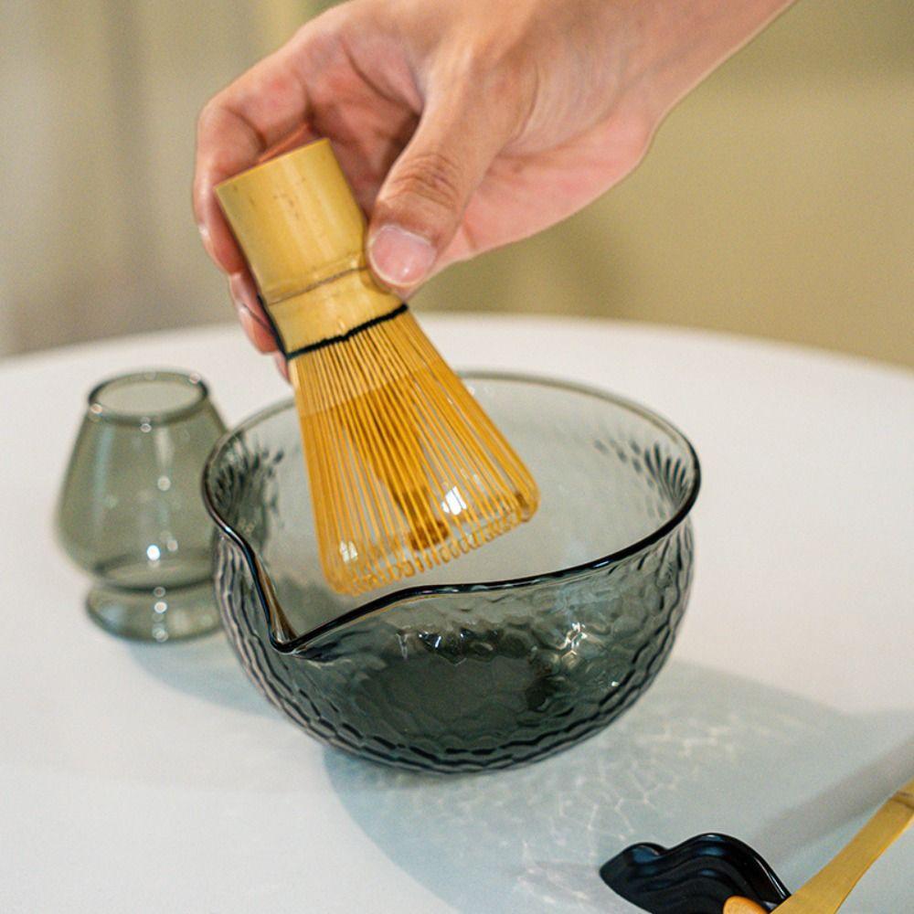 С носиком для наливания Набор для приготовления матча Текстурированные чайные пиалы Новый набор венчиков для матча Любители чая