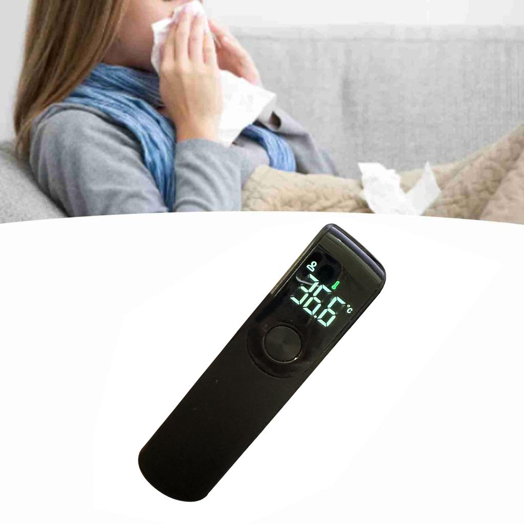 Forehead Thermometer Black Mini Portable Contactless Infrared Handheld Electronic Thermometer for