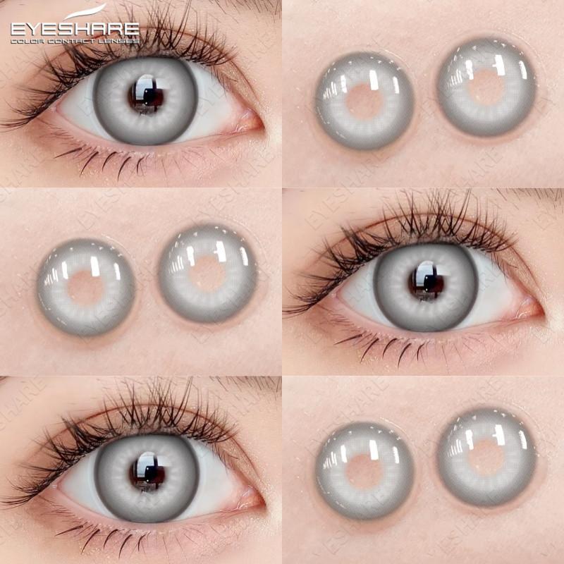 Eyeshare Косплей Цветные контактные линзы для глаз Хэллоуин Сумасшедшие цветные линзы Косметика Красота Ученик Годовое использование