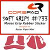 Corepad Soft Grips Grip for Razer Viper Mini Series 1set [] (Red)