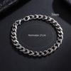 3/5/7/9 мм мужской браслет-цепочка из нержавеющей стали Figaro Braclet homme титановая стальная цепочка хип-хоп кубинский браслет крутые аксессуары