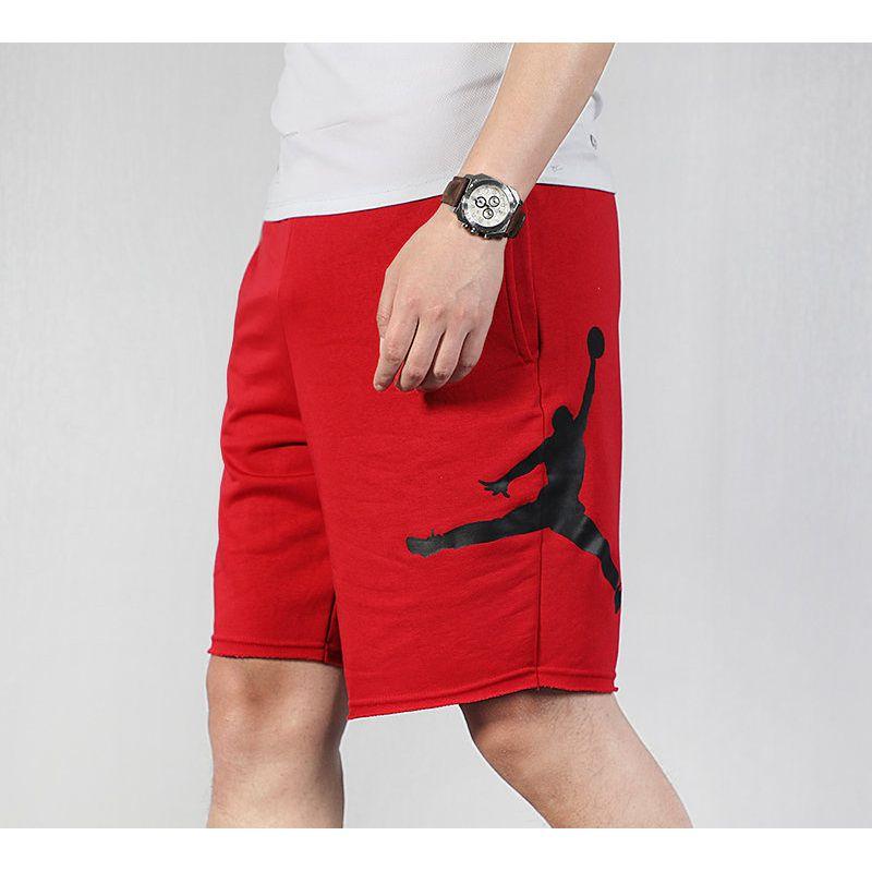 Мужские вязаные спортивные шорты Air Jordan Jumpman красные AQ3116-687
