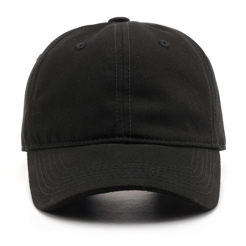 Women's solid-color, plain, washed baseball cap for outdoor activities, suitable for men, providing sun protection and shade