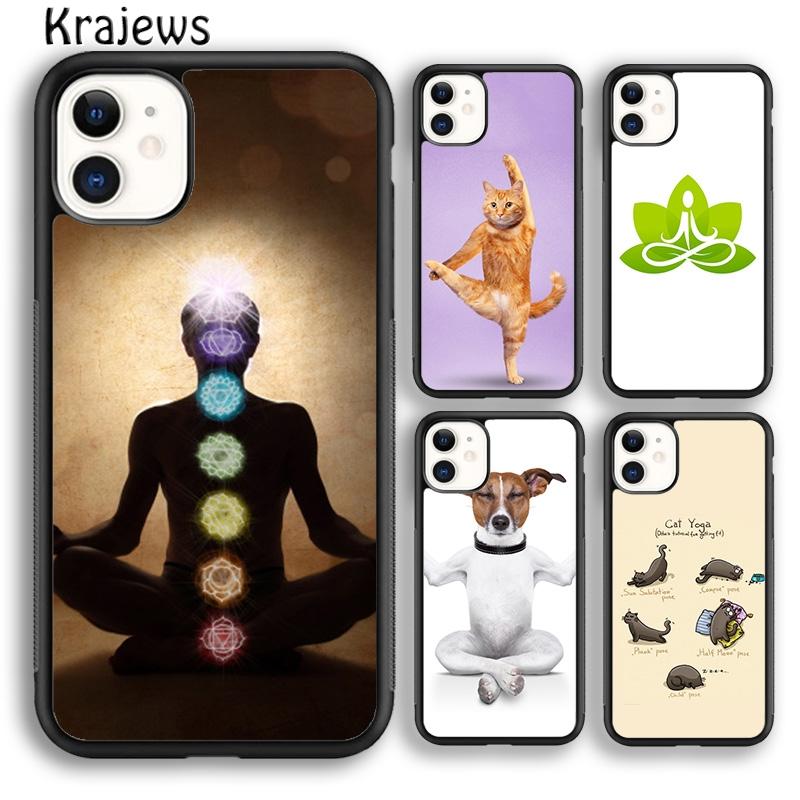 Чехол для телефона Yoga Lotus Chakra для iPhone 17 Air 16 15 14 plus 12 13 pro max coque Shell Fundas