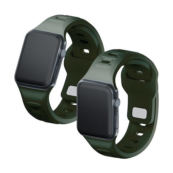 Pasek do Apple Watch 42mm 3MK Ciemnozielone