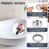 38mm Sink Tap Hole Cap Replacement Sink/Basin Waste Plug Cap Easy Pop-Up Click Clack Chrome For Bathroom Basin Sink And Bathtub