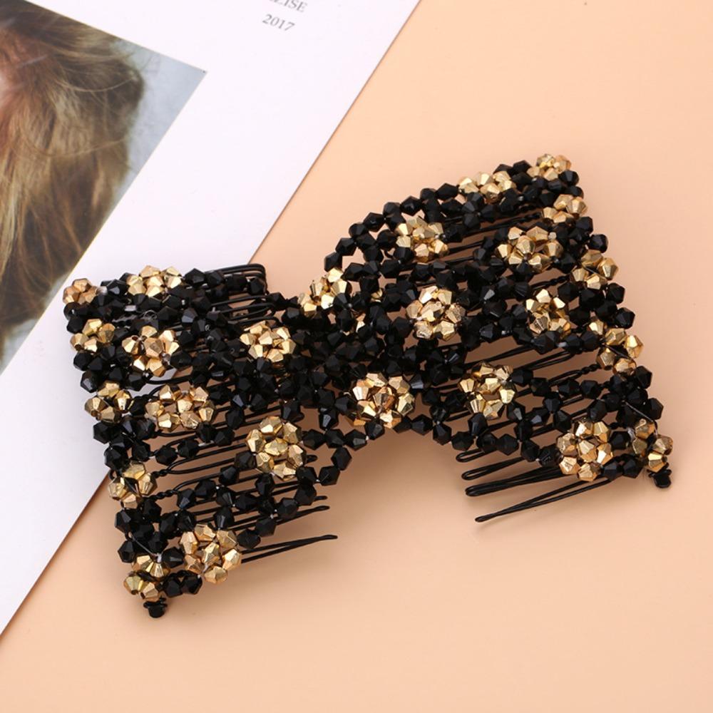 DIY Hair Comb Elastic Hair Claw Hairpin Fashion Newlywed Hairpin For Head Decoration