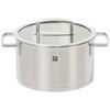 ZWILLING "Vitality Stock Pot 20 см 3,5 л" Глубокая кастрюля из нержавеющей стали с двумя ручками и 3-слойным дном Совместимо с IH Можно мыть в посудомоечной машине [Авторизованный Ja