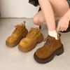 Thick-soled Martin Boots Women's New Autumn British Style Small Man Heightening Short Boots Versatile Casual Boots