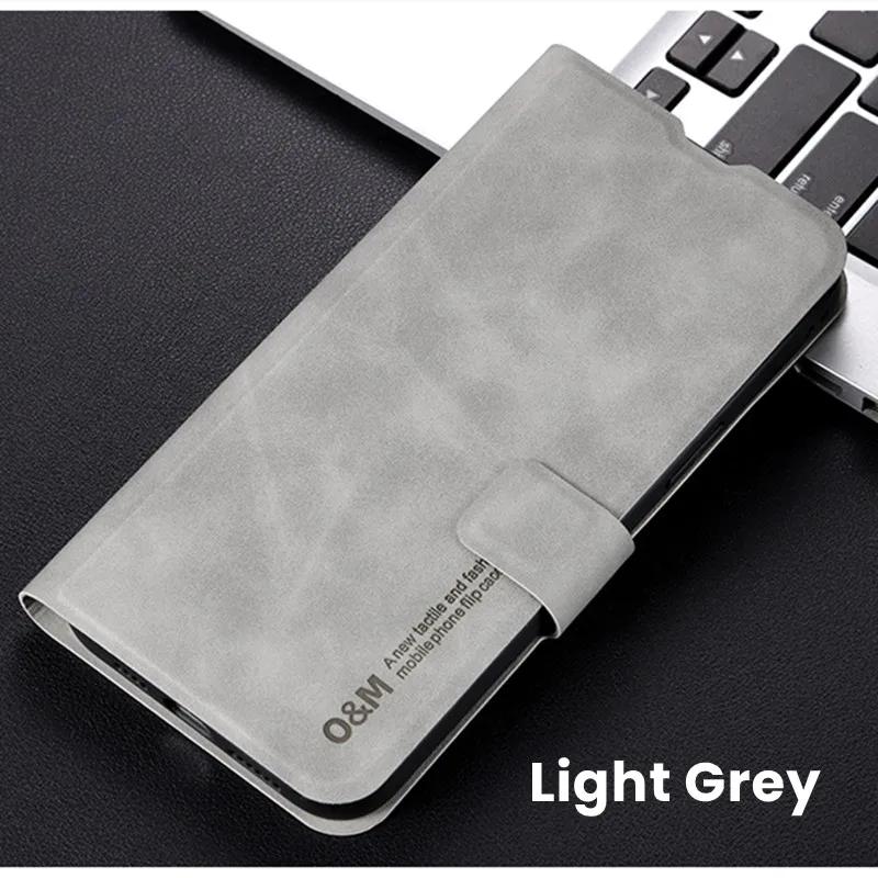 Luxury Leather Magnetic Flip Case for Xiaomi Poco F6 Pro X6 5G M6 Pro Protective Cover Stand Phone Holder Shockproof Cover