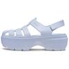 Crocs Igloo Comfortable and Versatile Roman Sandals 5cm Women's Blue
