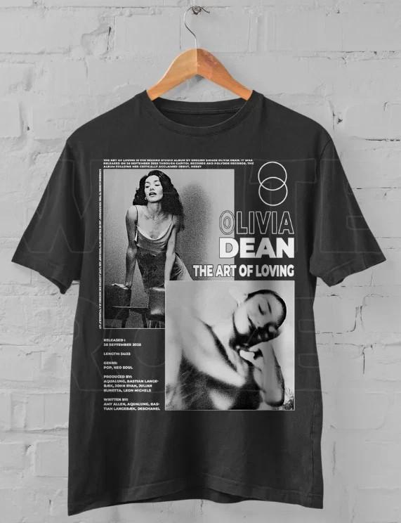 NEW! Olivia Dean Black Shirt Cotton All size S-5XL Unisex BS1673