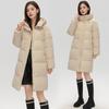 Fall/Winter 2025 New Plus-size Loose Hooded Padded Jacket Mid-length Thickened Down Cotton Jacket Women's Jacket Versatile Padded Clothes