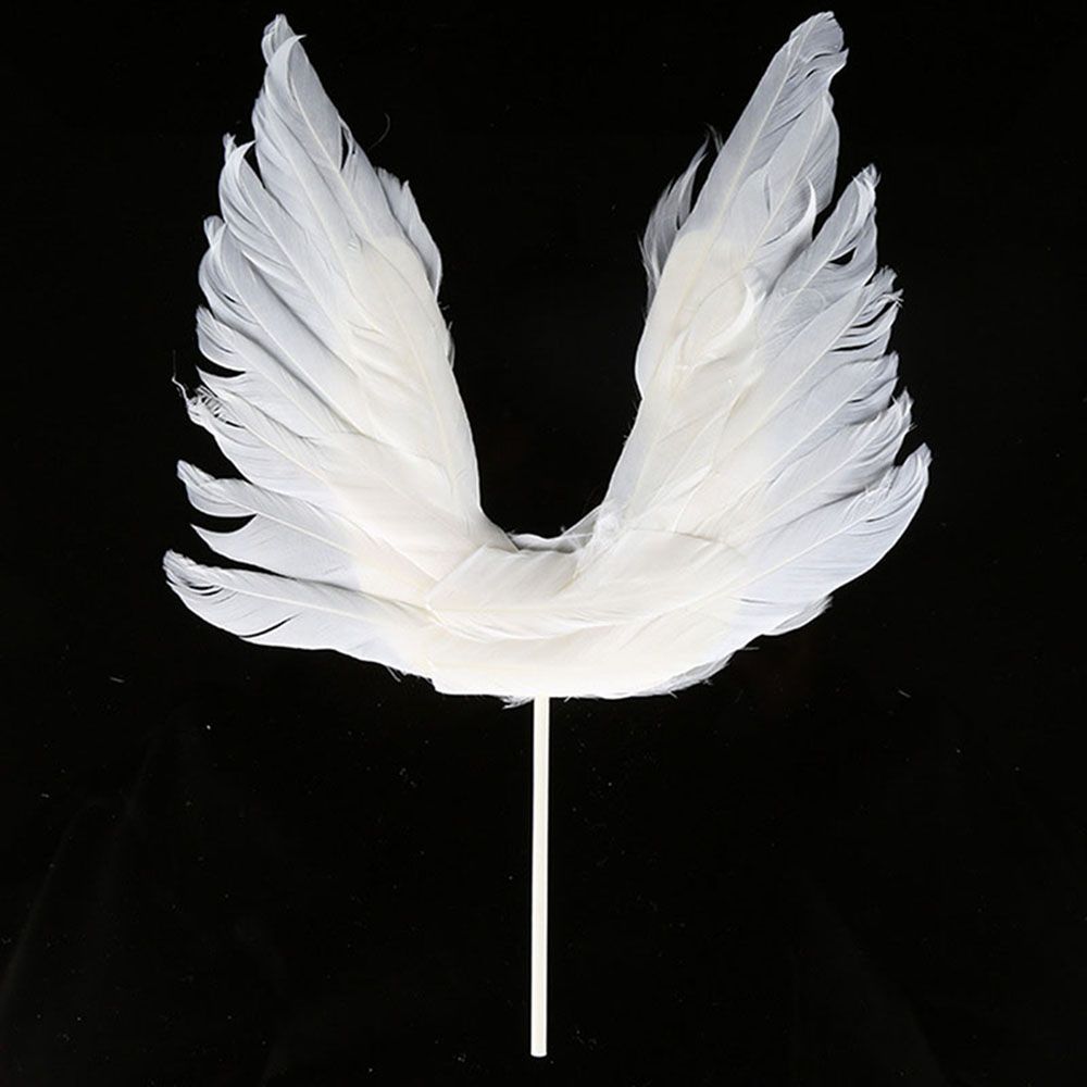 Ornaments Wedding Party Feather Wings Angel Angel Wings Party Decor Feather Wings Cake Toppers