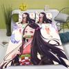 Чехол на одеяло Мультяшный Demon Slayer Kimetsu No Yaiba Дышащее постельное белье На заказ Домашний Детская спальня Одеяло Мальчики