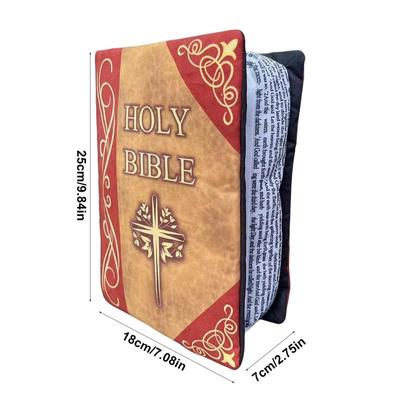 Библейская подушка, книга, плюшевые мягкие плюшевые книги, подушка, библейские подарки для мамы, библейские игрушки, христианские подарки для детей, детей, женщин