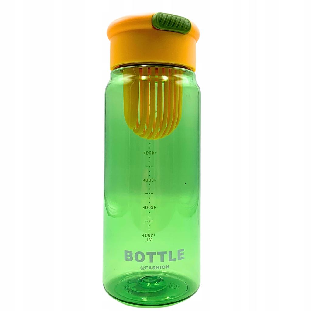 Durable Sports Water Bottle With Graduated Filter 650 Ml