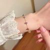 Крутой Стильный Зимний Снежинка Изысканный Легкий Люкс Нишевый Дизайн Циркон Высококачественные Ювелирные Изделия Регулируемый Модный Браслет