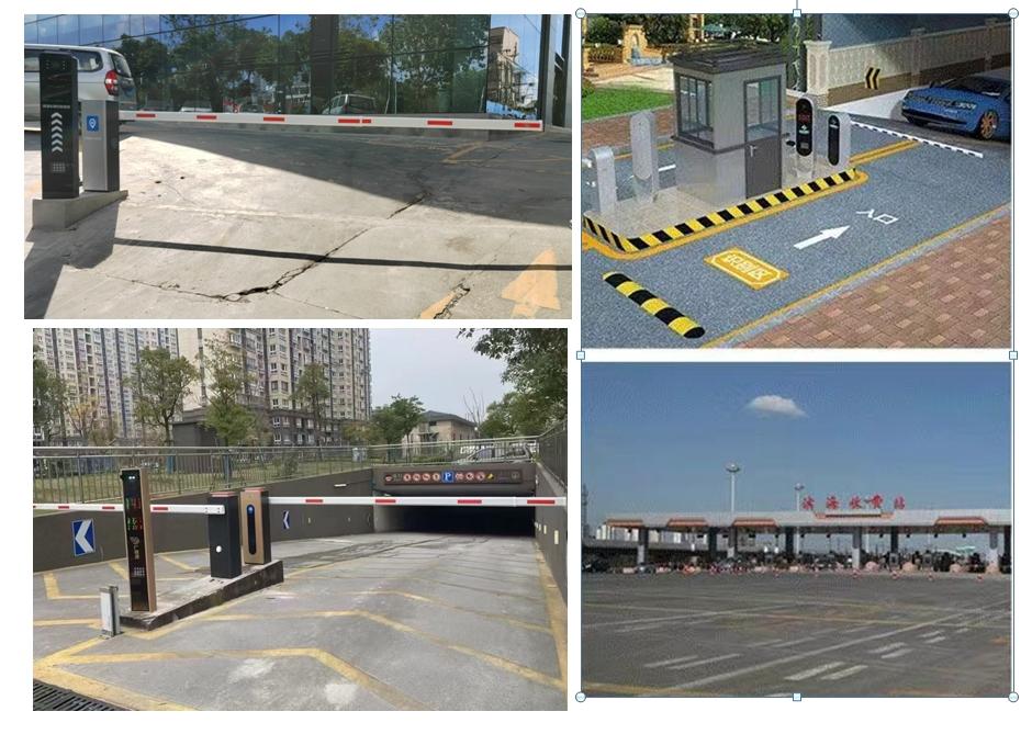 Wireless 79Ghz Radar Boom Barrier Anti-Smash Protection Brushed Motor Bluetooth APP Debugging Straight