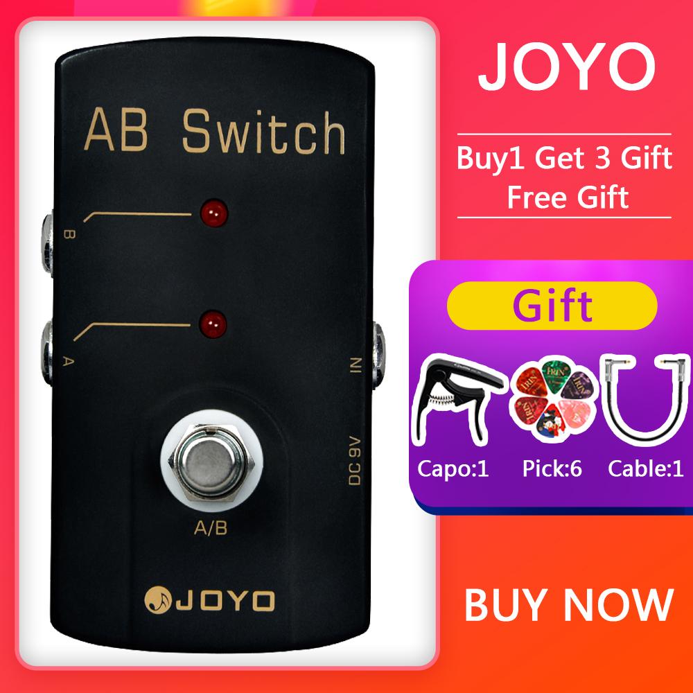 JOYO JF-30 AB SWITCH Переключатель линий A/B Педаль 2 выхода Переключатель эффектов Гитарная педаль в петле A Напрямую на линию B Функция