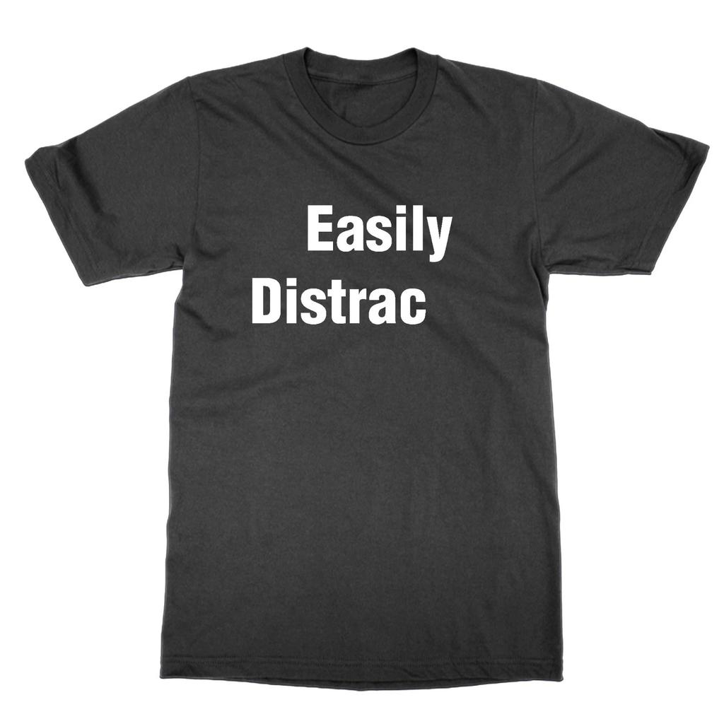 Simply Distracted T-Shirt Funny Top ADHD TEE