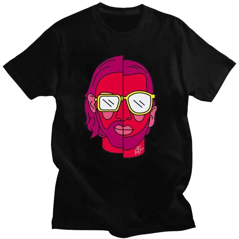 Mens Clothes Tee Shirt Homme Graphic T-Shirts Men Tshirt for Men Ropa Hombre PNL Album French Rap Singer Printed Short Sleeved Daily Wear Cool Top