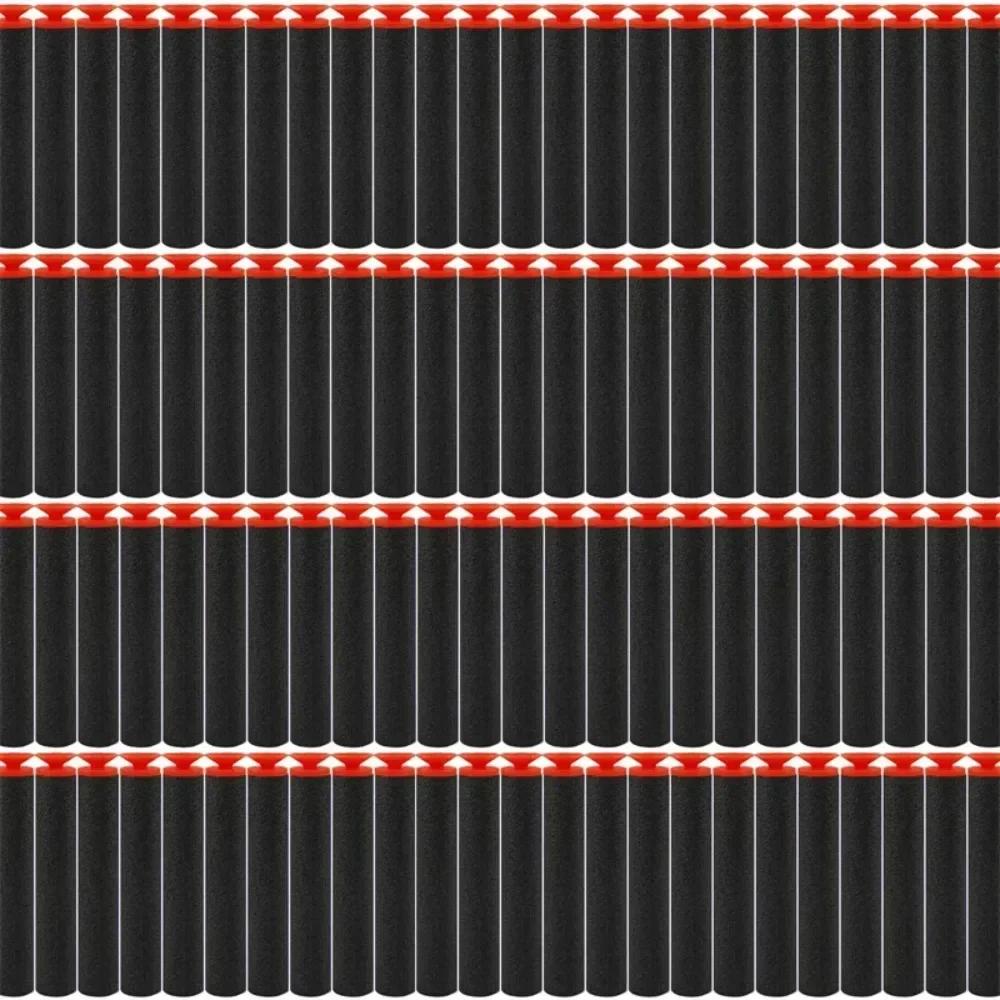 Black Sucker Head Bullets 7.2cm for N-strike Elite Series Blasters Foam EVA Refill Darts Kids Toy Guns Accessories