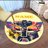 Custom Name Transformers Printed Round Rug Carpet Chair Rug Area Rug Entryway Doormats,for Office Chair Living Room Bedroom Kitchen Room.
