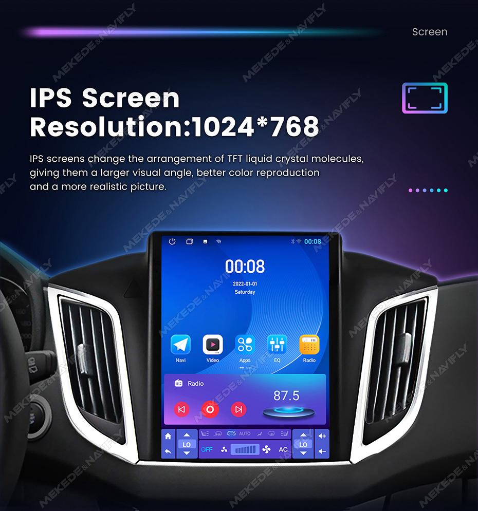 Navifly Android Car Stereo Radio Multimedia Video Player For Ford Focus 3 Mk 3 2011-2019 GPS Navigation Carplay 2Din Head Unit