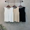 C S In The Room Women baSiC Round neCk SleeveleSS Knit 3 ColorS