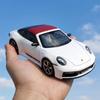 1:32 Металлическая литая модель автомобиля из сплава, совместимая с Porsche 911 Targa GT3 Кабриолет Родстер, Модный декоративный элемент для витрины, День рождения