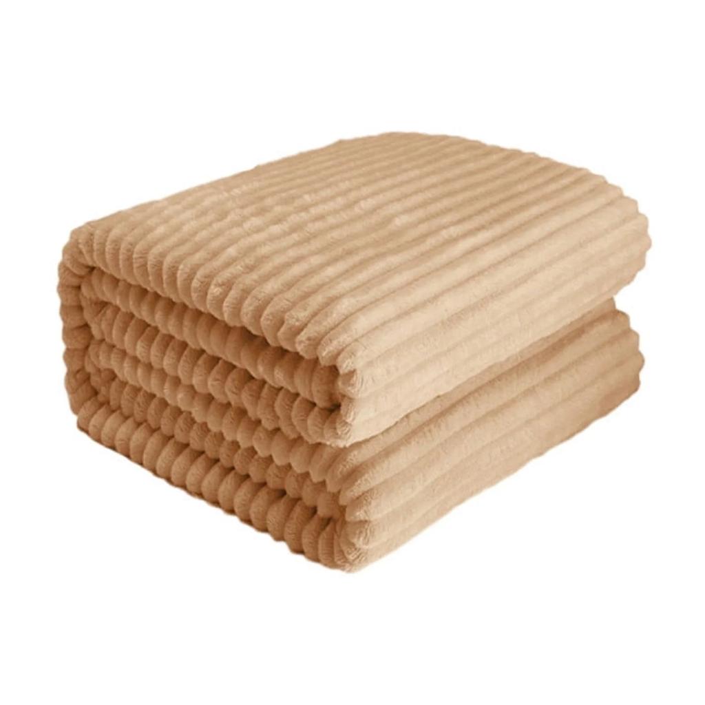 Удобный диванный плед из искусственного кроличьего меха, Легкий, удобный и мягкий кремовый большой плед для кровати, гостиной