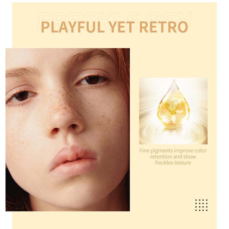 Ручка с поддельными веснушками, натуральный водостойкий консилер для длительного вида, точечная ручка для макияжа, косметический инструмент