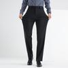 Fengxun Men's Mid-Aged Straight-Leg Winter Casual Pants FX9105-1