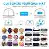 Cross-border PVC Wash Cap Baseball Cowboy Hat Horsetail Broken Hole Five-Pointed Star European American Tide Bend Sunscreen