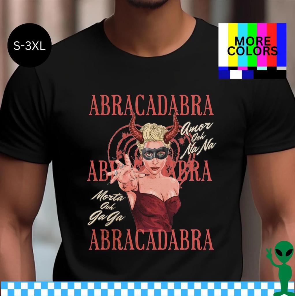Lady Gaga Abracadabra Shirt S-3XL Unisex Short-Sleeve