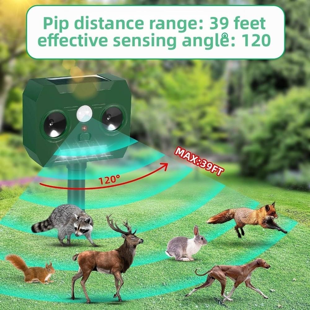Waterproof Cat Dog Repellant Solar Garden Repellers New Animal Repeller Deterrent Mouse Cat