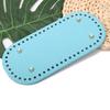 Oval Leather Crochet Bag Base - Hardened Handmade DIY Woven Bag Bottom Plate