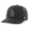Casquette - 47 Brand - Low Profile - ZONE Los Angeles Dodgers - Noir - Sportswear - Homme