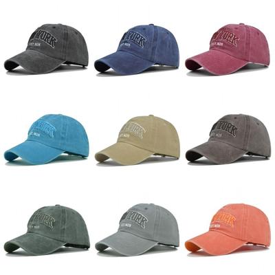 Модная washed-хлопковая кепка New York для мужчин и женщин, snapback, бейсболка, защита от солнца, кепка, кепка папы, кепка для улицы
