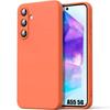Case - Booling - for Samsung Galaxy A55 5G - Liquid Silicone - Ultra Slim - Orange