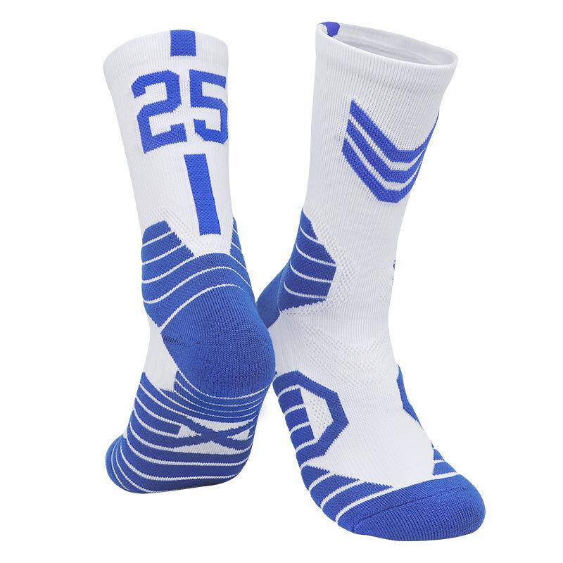 Summer Children'S Basketball Socks Actual Training Stockings Sports Socks Youth Non-Slip Socks Boys Medium Socks